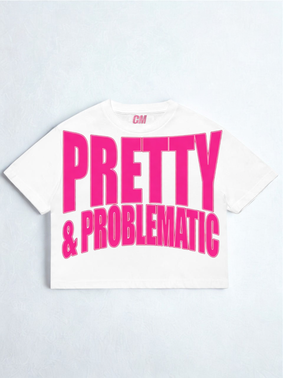 Too pretty cropped baby tee women’s