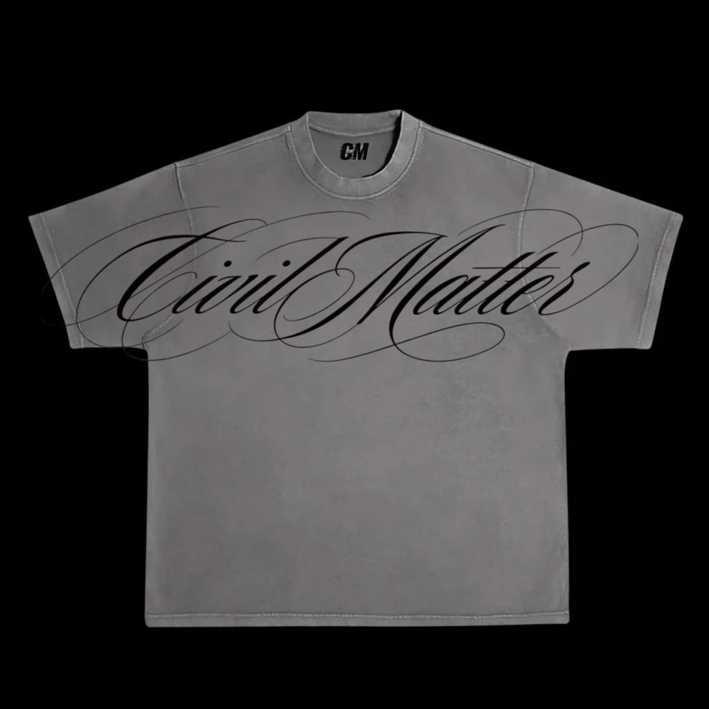 Cursive tee